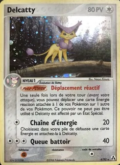 Carte Delcatty 4/92 – EX Créateurs de légendes
