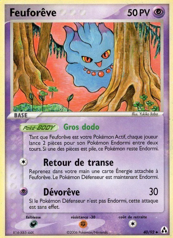 Carte Feuforêve 40/92 – EX Créateurs de légendes