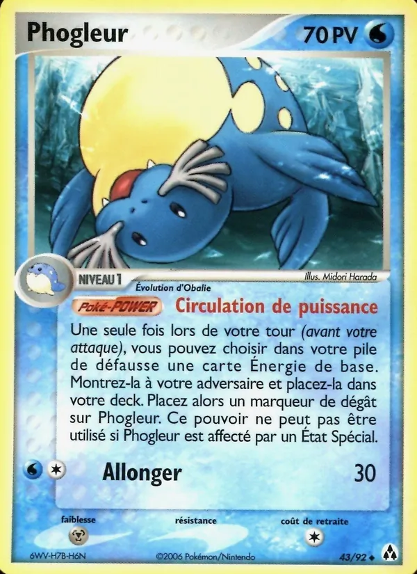Carte Phogleur 43/92 – EX Créateurs de légendes