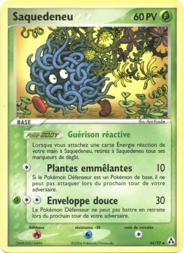 Carte Saquedeneu 44/92 – EX Créateurs de légendes