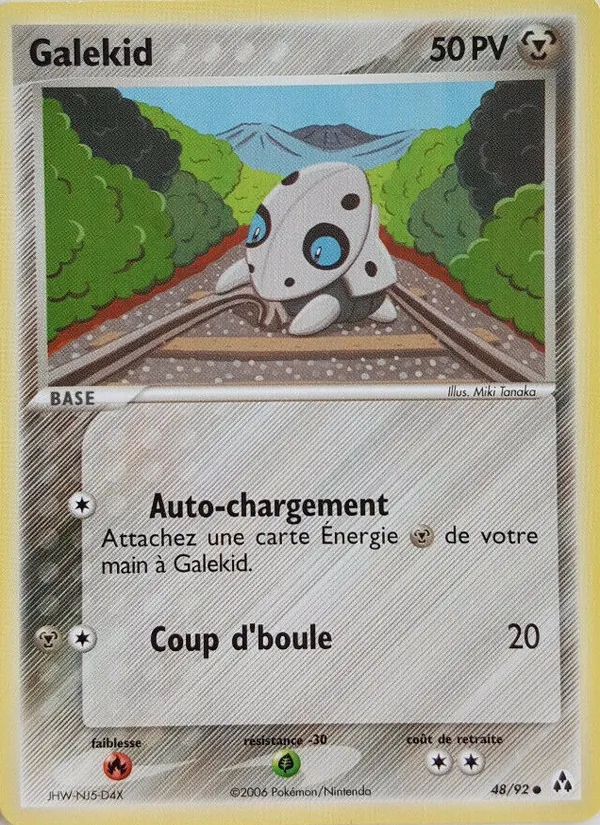 Carte Galekid 48/92 – EX Créateurs de légendes