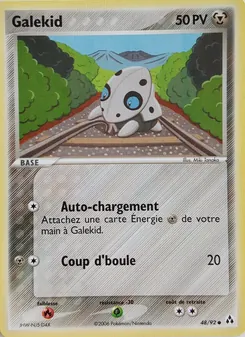 Carte Galekid 48/92 – EX Créateurs de légendes
