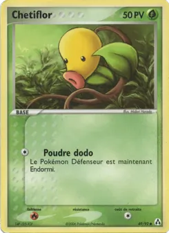 Carte Chetiflor 49/92 – EX Créateurs de légendes