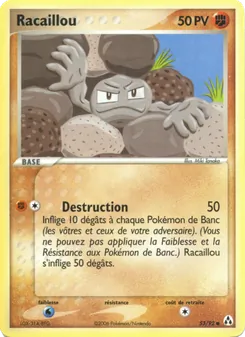 Carte Racaillou 53/92 – EX Créateurs de légendes