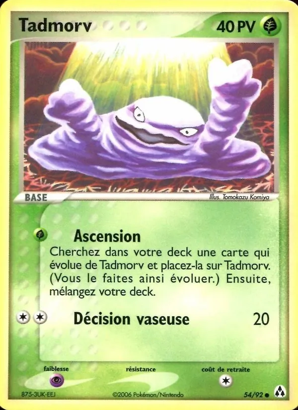 Carte Tadmorv 54/92 – EX Créateurs de légendes