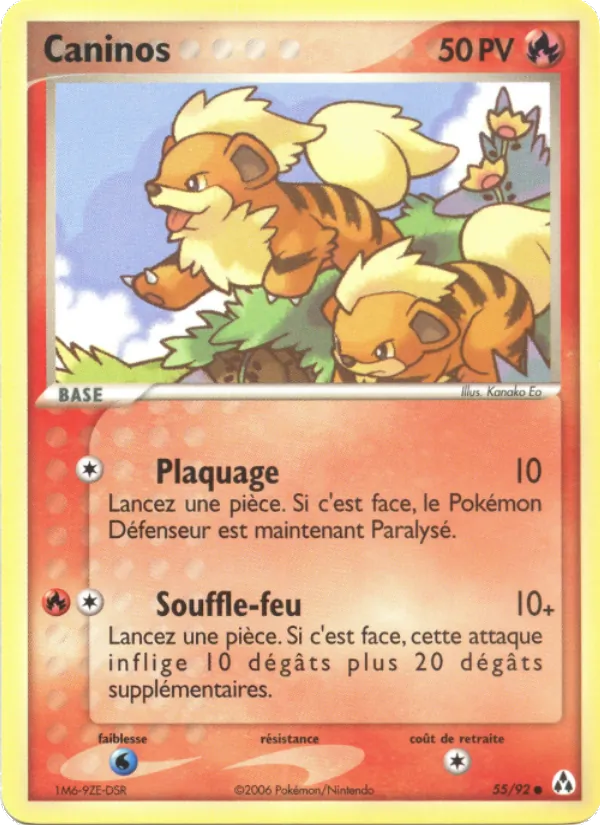 Carte Caninos 55/92 – EX Créateurs de légendes