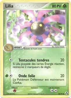 Carte Lilia 56/92 – EX Créateurs de légendes