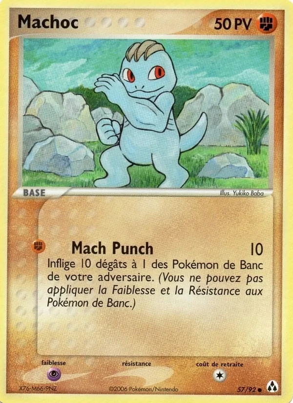 Carte Machoc 57/92 – EX Créateurs de légendes