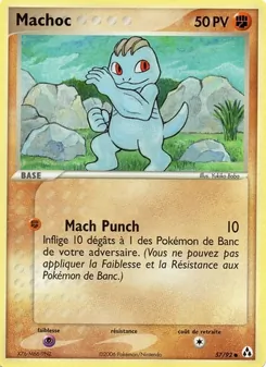 Carte Machoc 57/92 – EX Créateurs de légendes