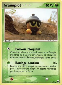 Carte Grainipiot 61/92 – EX Créateurs de légendes