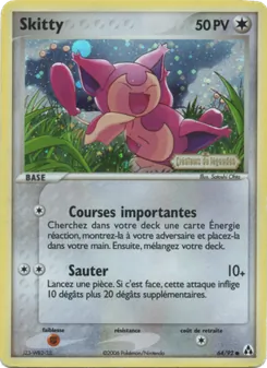 Carte Skitty 64/92 – EX Créateurs de légendes
