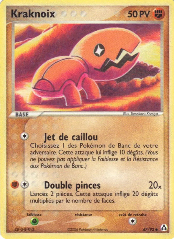 Carte Kraknoix 67/92 – EX Créateurs de légendes