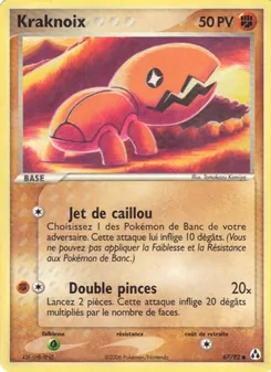 Carte Kraknoix 67/92 – EX Créateurs de légendes