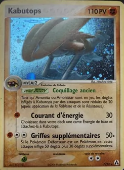 Carte Kabutops 7/92 – EX Créateurs de légendes