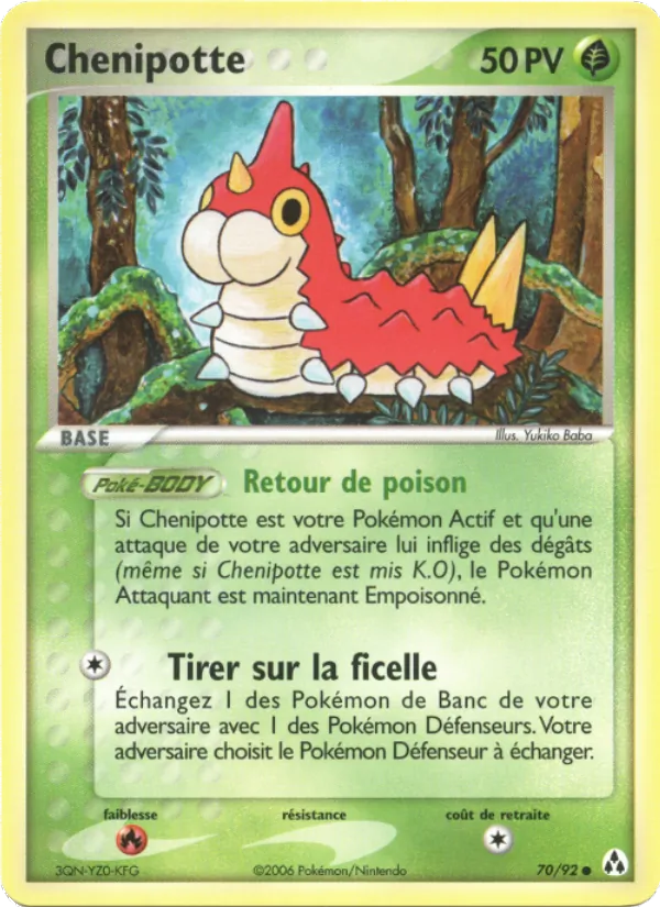 Carte Chenipotte 70/92 – EX Créateurs de légendes