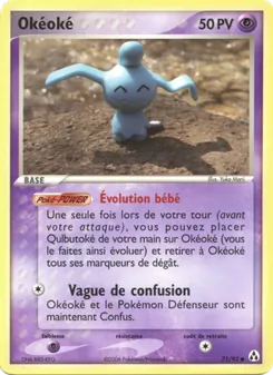 Carte Okéoké 71/92 – EX Créateurs de légendes