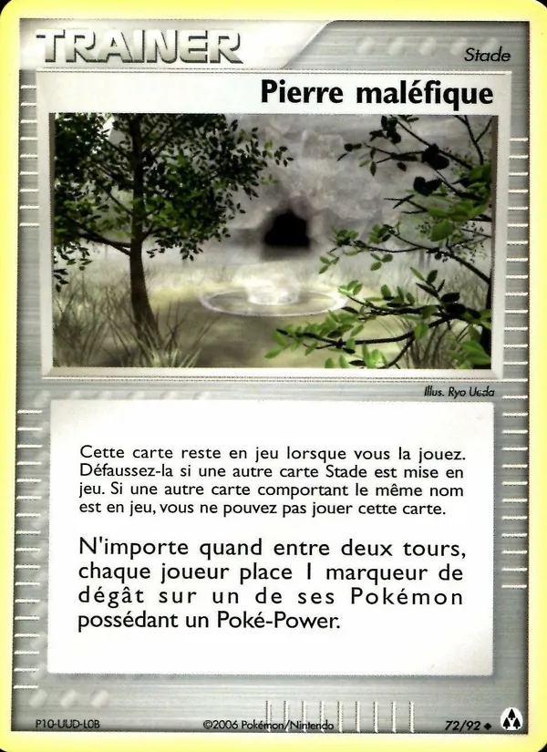 Carte Pierre maléfique 72/92 – EX Créateurs de légendes