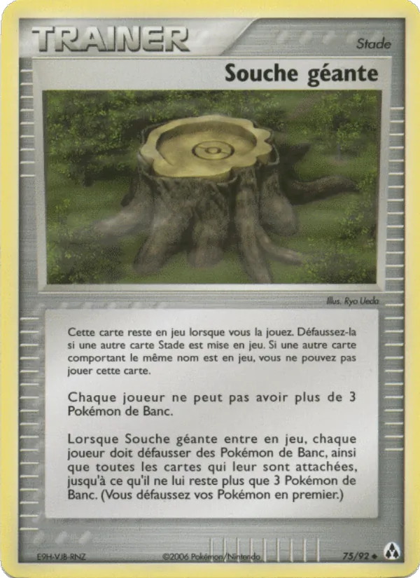 Carte Souche géante 75/92 – EX Créateurs de légendes