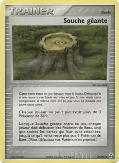 Carte Souche géante 75/92 – EX Créateurs de légendes