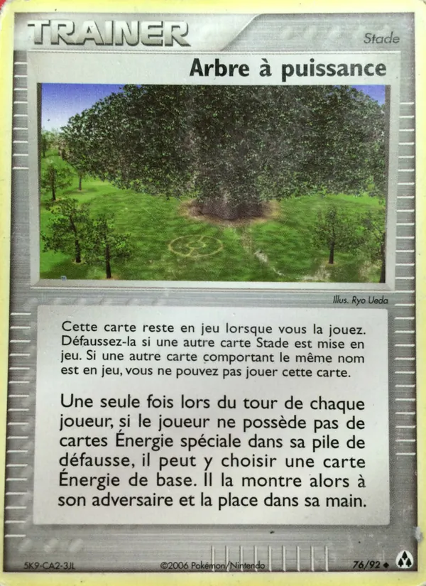 Carte Arbre à puissance 76/92 – EX Créateurs de légendes