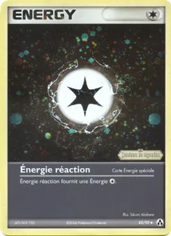 Carte Énergie réaction 82/92 – EX Créateurs de légendes