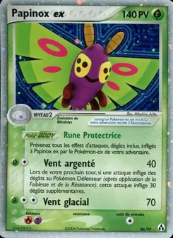 Carte Papinox ex 86/92 – EX Créateurs de légendes