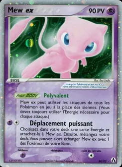 Carte Mew ex 88/92 – EX Créateurs de légendes