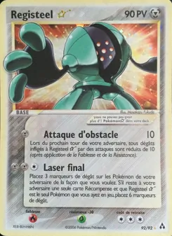 Carte Registeel ☆ 92/92 – EX Créateurs de légendes