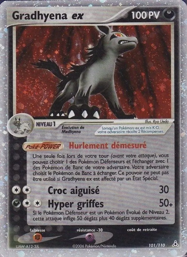 Carte Gradhyena ex 101/110 – EX Fantômes Holon