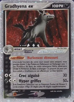 Carte Gradhyena ex 101/110 – EX Fantômes Holon