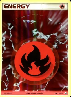 Carte Énergie Feu 106/110 – EX Fantômes Holon