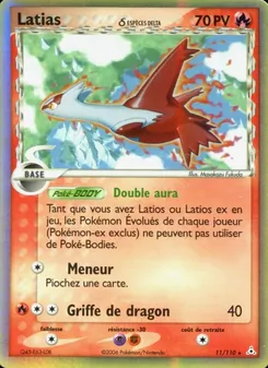 Carte Latias δ 11/110 – EX Fantômes Holon