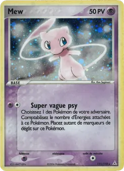 Carte Mew 111/110 – EX Fantômes Holon