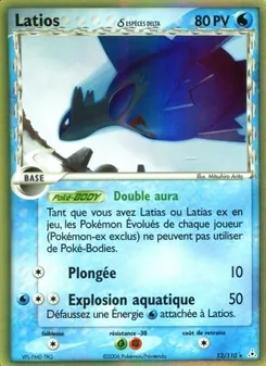 Carte Latios δ 12/110 – EX Fantômes Holon