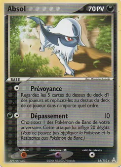 Carte Absol 18/110 – EX Fantômes Holon