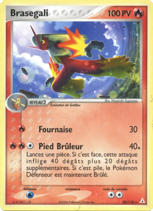 Carte Braségali 20/110 – EX Fantômes Holon