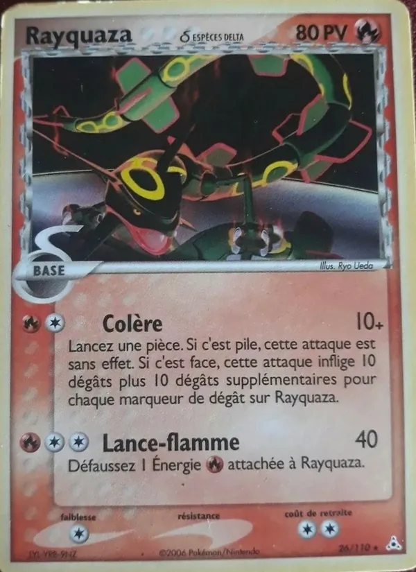 Carte Rayquaza δ 26/110 – EX Fantômes Holon
