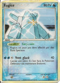 Carte Regice 27/110 – EX Fantômes Holon