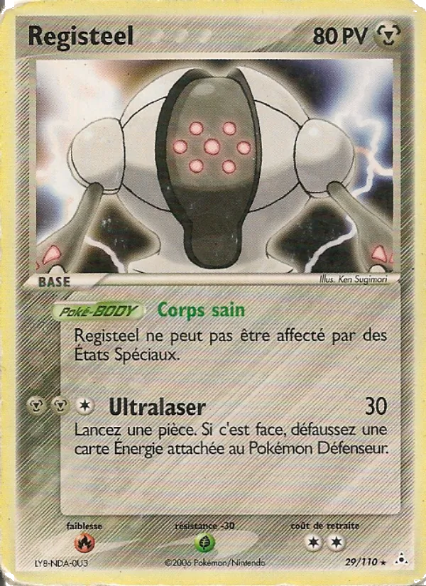 Carte Registeel 29/110 – EX Fantômes Holon