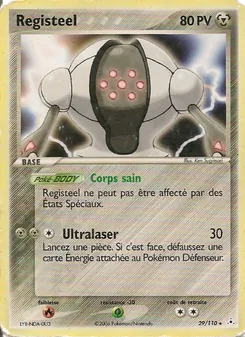 Carte Registeel 29/110 – EX Fantômes Holon