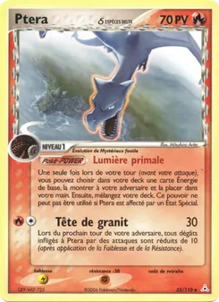 Carte Ptera δ 35/110 – EX Fantômes Holon