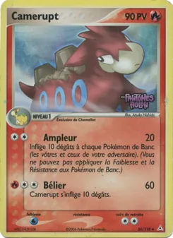 Carte Camérupt 36/110 – EX Fantômes Holon
