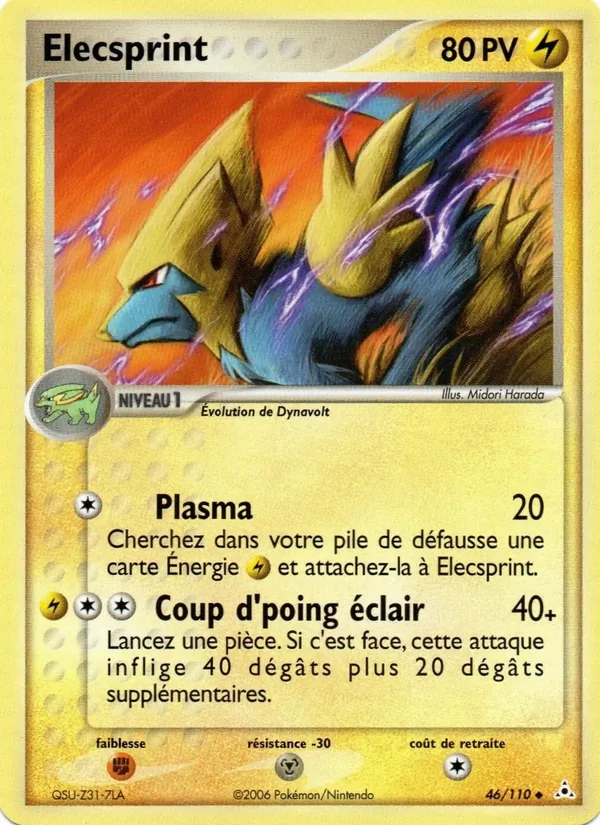 Carte Élecsprint 46/110 – EX Fantômes Holon