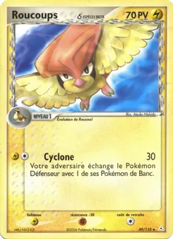 Carte Roucoups δ 49/110 – EX Fantômes Holon