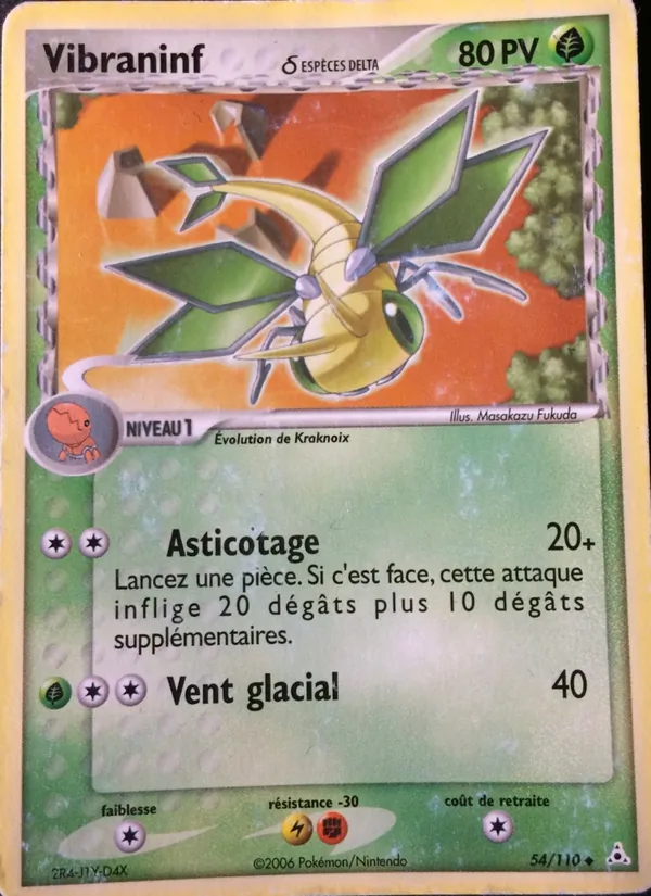 Carte Vibraninf δ 54/110 – EX Fantômes Holon