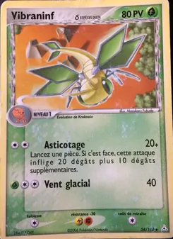 Carte Vibraninf δ 54/110 – EX Fantômes Holon