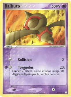 Carte Balbuto 59/110 – EX Fantômes Holon