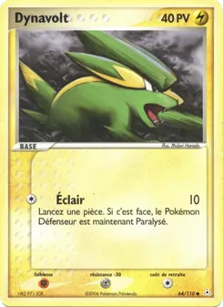 Carte Dynavolt 64/110 – EX Fantômes Holon