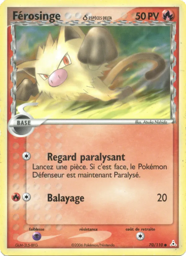 Carte Férosinge δ 70/110 – EX Fantômes Holon