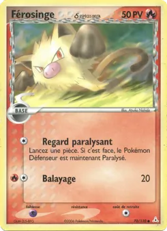 Carte Férosinge δ 70/110 – EX Fantômes Holon